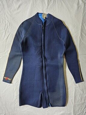 Seaquest Scuba Diving Snorkeling Surfing Zipper Closure Shorty Wetsuit M/L